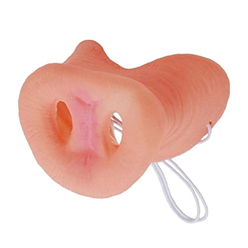Masyrt Schwein Nase Schwein Schnauze Kostüm Süße Tierische Nase mit Elastischer Band Zum Spielen von Spielen Halloween, Party (Rosa) von Masyrt