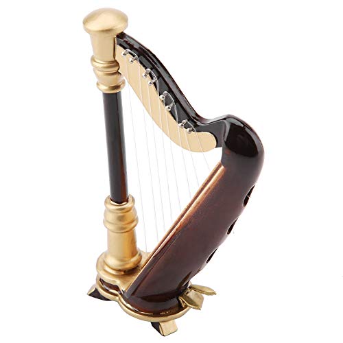Masyrt Spielzeug Harfe Lyre Harp 13 × 9 × 4 3,5 Zoll Holz Miniatur Harfe Replik mit Geschenkkoffer Instrumenten Modell Musikalische Geschenke Ornamente Masyrt Spielzeug Harfe Lyre Harp 13 × 9 × 4 3,5 Zoll Holz Miniatur Harfe Replik mit Geschenkkoffer Instrumenten Modell Musikalische Geschenke Ornamente von Masyrt