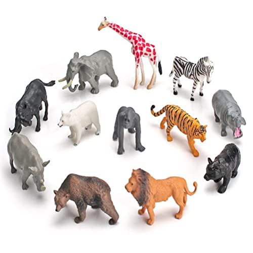 Mini -Spielzeug Wild 11 * 11 * 3 12 Pcs/Simulation Simulation Wildtiermodell Spielzeug Mini Forest Tier Ornament PVC Figuren Puppen für Mini -Spielzeug Wild 11 * 11 * 3 12 Pcs/Simulation Simulation Wildtiermodell Spielzeug Mini Forest Tier Ornament PVC Figuren Puppen für von Masyrt