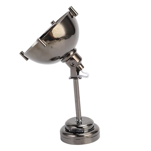 Miniatur-Deckenleuchte, Puppenhauslampe aus Schwarzem Metall mit Batterie, Ideale Puppenhausdekoration für Sammler Miniatur-Deckenleuchte, Puppenhauslampe aus Schwarzem Metall mit Batterie, Ideale Puppenhausdekoration für Sammler von Masyrt