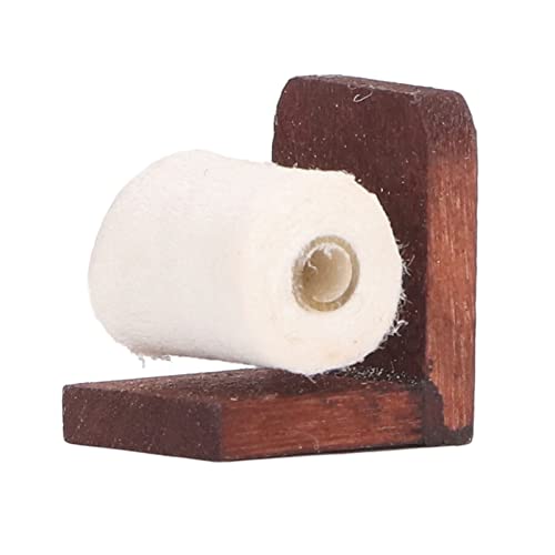 Miniatur -Papierhandtuchspender, Puppenhaus -Rollpapierhalter mit Feiner Arbeit für Mini -Simulationspuppen, Birken, Metall und Papiermaterial, 1:12 Toilettenpapier Skala Miniatur -Papierhandtuchspender, Puppenhaus -Rollpapierhalter mit Feiner Arbeit für Mini -Simulationspuppen, Birken, Metall und Papiermaterial, 1:12 Toilettenpapier Skala von Masyrt