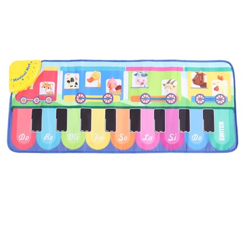 Musik-Klaviermatte für Kinder, Musikmatte mit Tiermotiven für Babys, Pädagogisches Frühlernen, rutschfest, Wasserdicht, Klavierteppich für Kleinkinder mit Verschiedenen Spielen Musik-Klaviermatte für Kinder, Musikmatte mit Tiermotiven für Babys, Pädagogisches Frühlernen, rutschfest, Wasserdicht, Klavierteppich für Kleinkinder mit Verschiedenen Spielen von Masyrt