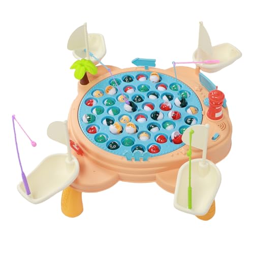 Rotierende Fischereispielzeug Magnetic Angel Fishing -Spiel Rotierende Fischbrettfischtisch Spielzeug Großer Größe, Frühe Bildung Eltern Kind Interaktive Licht Musikfischertisch Rotierende Fischereispielzeug Magnetic Angel Fishing -Spiel Rotierende Fischbrettfischtisch Spielzeug Großer Größe, Frühe Bildung Eltern Kind Interaktive Licht Musikfischertisch von Masyrt