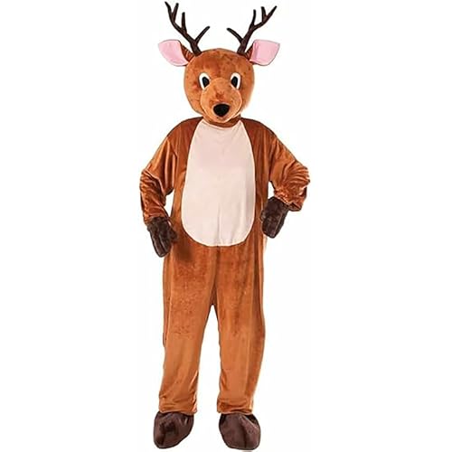 MatGui Erwachsenenkostüm Rentier Maskottchen Plüsch Hirsch Outfit für Events Party Aufführungen Weihnachtskostüm MatGui Erwachsenenkostüm Rentier Maskottchen Plüsch Hirsch Outfit für Events Party Aufführungen Weihnachtskostüm von MatGui