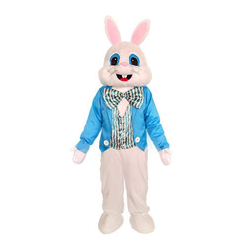 MatGui Kostüm für Osterhase, Kaninchen, Maskottchen, für Erwachsene, Größe, blau von MatGui