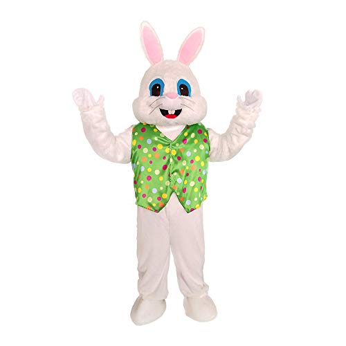 MatGui Osterhasen-Kostüm, unisex, für Erwachsene, grünes Hasenkostüm,osterhasen kostüm erwachsene von MatGui