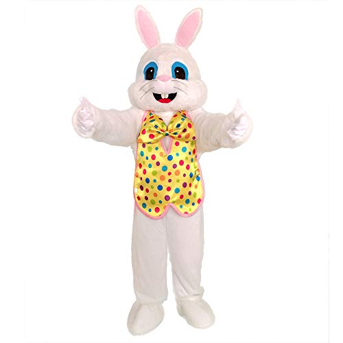 MatGui Osterhase Hasen Hasen Maskottchen Kostüm Erwachsene Größe Fasching - Gelb - Large MatGui Osterhase Hasen Hasen Maskottchen Kostüm Erwachsene Größe Fasching - Gelb - Large von MatGui
