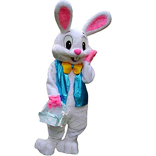 MatGui Osterhase Hasen Hasen Maskottchen Kostüm Erwachsene Größe Fasching Halloween Braun von MatGui