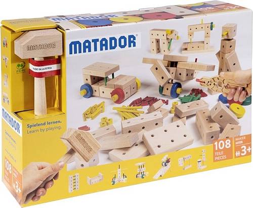 Matador Matador Maker Baukasten 108 Teile Konstruktions-Set von Matador Schraubwerkzeuge