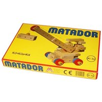 MATADOR 21131 - Maker KI3A, Baukasten, 85 Teile, Holz, Erweiterung zu M175/M263, Konstruktionsbaukasten, ab 3 Jahren, Spielend lernen! von Matador