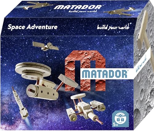 Matador 11518 Explorer Space Produktion in Österreich, PEFC-zertifiziertes Holz Konstruktionsbaukasten, holzfarben, bunt, M Matador 11518 Explorer Space Produktion in Österreich, PEFC-zertifiziertes Holz Konstruktionsbaukasten, holzfarben, bunt, M von Matador