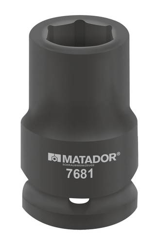 Matador 76810190 Außen-Sechskant Schlagschrauber-Steckschlüsseleinsatz 19mm 1  (25 mm) von Matador