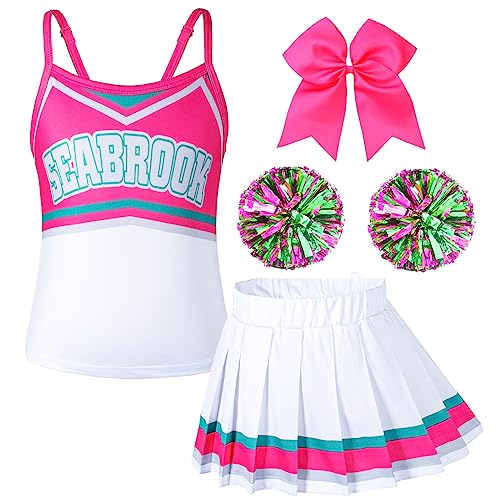 Matagami Cheerleader Kostüm für Mädchen Geburtstag Halloween Cosplay Kostüm für 9-10 Jahre Matagami Cheerleader Kostüm für Mädchen Geburtstag Halloween Cosplay Kostüm für 9-10 Jahre von Matagami