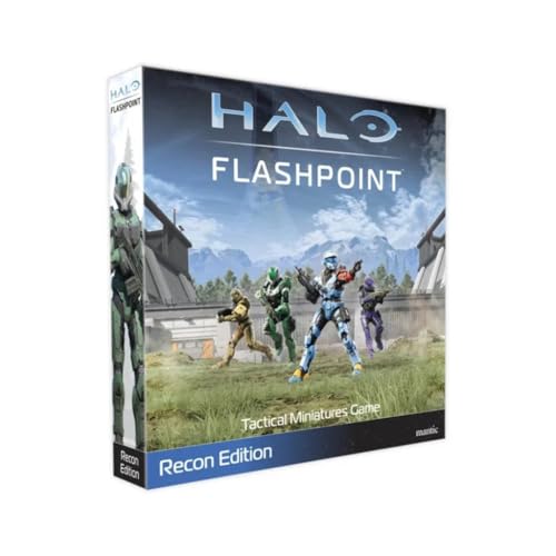 Matagot Halo Flashpoint Gesellschaftsspiel – für 2 bis 4 Spieler – ab 10 Jahren – französische Version von Matagot