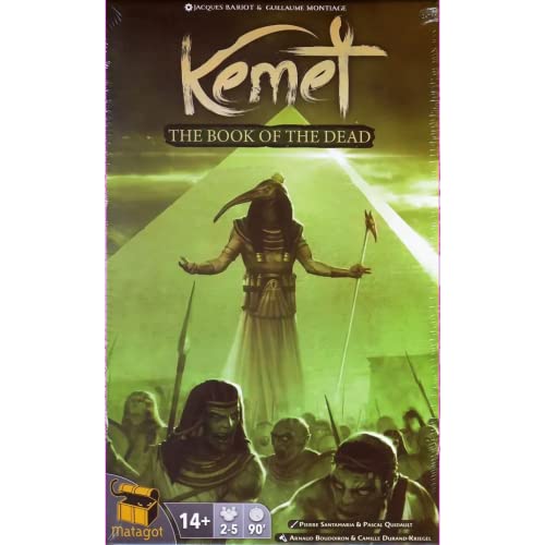 Matagot SARL, Kemet - Blood and Sand: Book of The Dead Expansion, Board Game, Ages 12+, 2 to 5 Players, 90 to 120 Minutes Playing Time, MAT-KEM-024-875 von Matagot