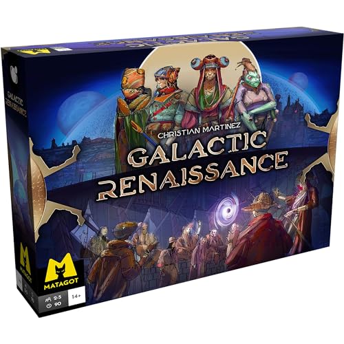 Matagot MATSGAL1 Galactic Renaissance - Brettspiel, 2-4 Spieler, ab 14 Jahren von Matagot