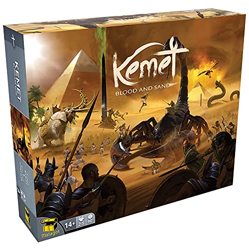 Matagot SARL , Kemet - Blood and Sand , Board Game , Ages 12+ , 2 to 5 Players , 90 to 120 Minutes Playing Time von Matagot