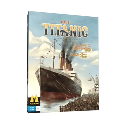 Matagot Sos Titanic – Gesellschaftsspiel – 1 bis 5 Spieler – 14 Jahre und älter von Matagot