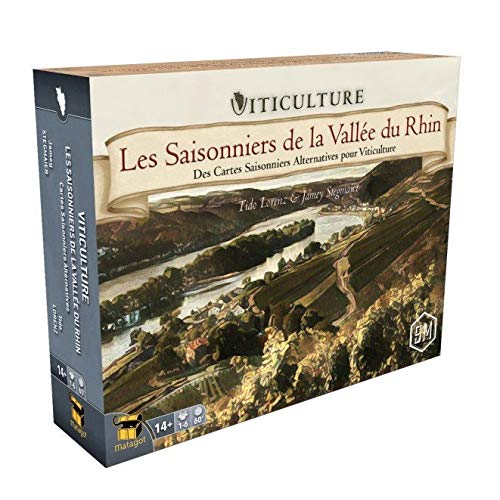 Matagot - Strategie Brettspiel - Weinkultur - Die Saisoniers des Rhein-Tal - Für 1-6 Spieler ab 14 Jahren Matagot - Strategie Brettspiel - Weinkultur - Die Saisoniers des Rhein-Tal - Für 1-6 Spieler ab 14 Jahren von Matagot