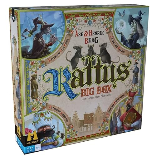 Rattus – Big Box – für 2 bis 6 Spieler – ab 10 Jahren von Matagot