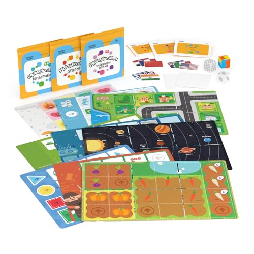 MatataStudio Erkundungskarte für Tale Bot & Coding Set, Naturwissenschaften, Mathematik, Sozialkunde, Wissenschaftsset für Kinder zum Erlernen von Naturwissenschaften, Mathematik, Sozialkunde von MatataStudio