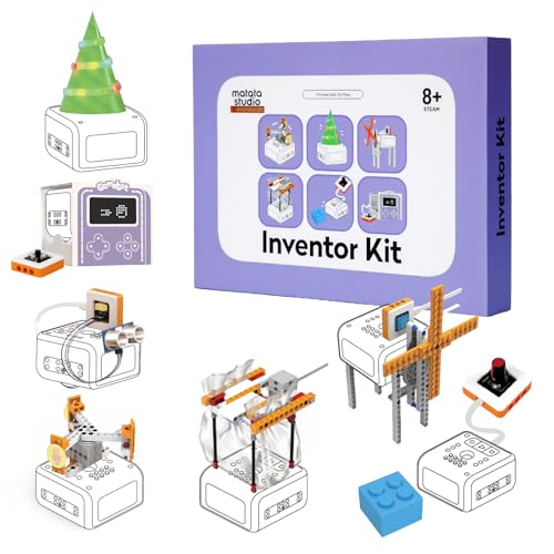 MatataStudio Inventor Kit für Vincibot Roboter mit 7*Baustile, 5*Elektronikmodule, 1*Modulanschluss für Sensor wie Arduino, Micro:bit usw. STEM-Spielzeug, Programmier und Elektronikprojekte für 8-12 MatataStudio Inventor Kit für Vincibot Roboter mit 7*Baustile, 5*Elektronikmodule, 1*Modulanschluss für Sensor wie Arduino, Micro:bit usw. STEM-Spielzeug, Programmier und Elektronikprojekte für 8-12 von MatataStudio