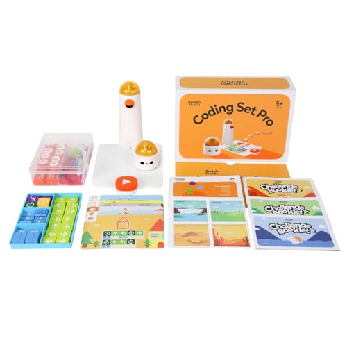 MatataStudio Programmierbar Roboter Kinder, Coding Set Pro Programmierbarer Roboter Spielzeug Bausatz für Kinder ab 4-10 mit DIY-Modul für Anfänger Lernen Programmieren mit Spiele STEM Lernspielzeug von MatataStudio