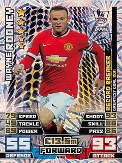Match Attax 2014/2015 Wayne Rooney Record Breaker 14/15 von Match Attax
