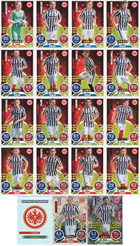 Match Attax Bundesliga 2016 2017 - 19 Karten-Set Eintracht Frankfurt Basiskarten Clubkarte Kapitän Starspieler - Deutsch von Match Attax