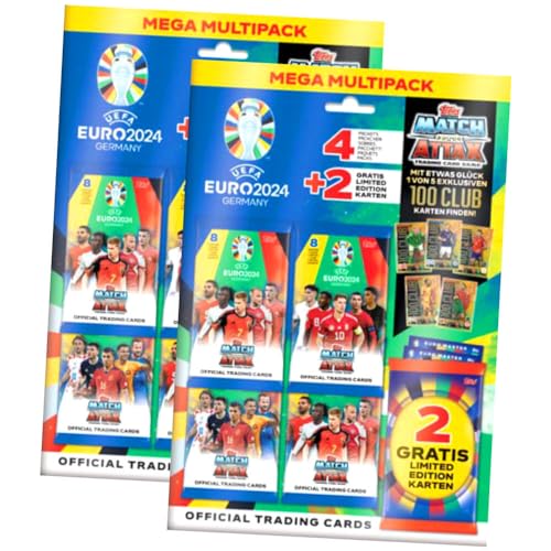 Topps UEFA Euro 2024 Trading Cards Germany Match Attax Karten - EM Sammelkarten - Auswahl (2 Ultra Multipack) von Match Attax