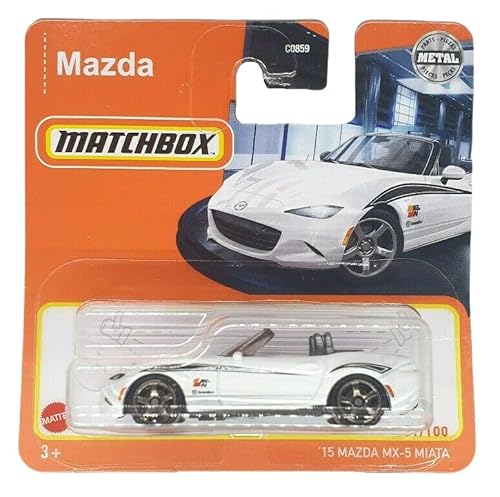 Matchbox - ´15 Mazda MX-5 Miata - MBX 61/100 - HFR95 - Short Card - Superfast Lesney - Cabriolet - K&N - Brembo - Mattel 2022 von Matchbox