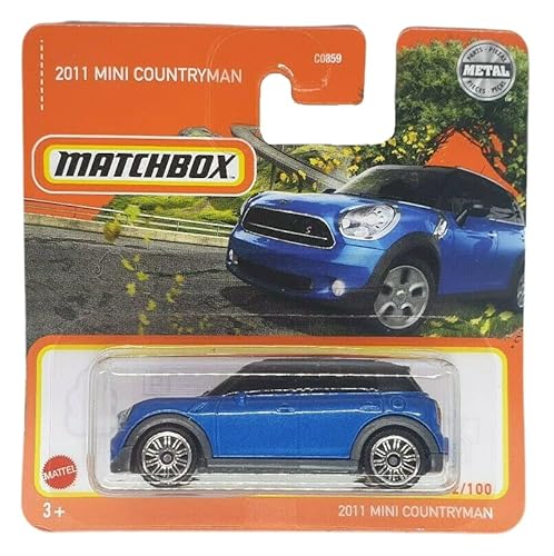 Matchbox - 2011 Mini Countryman - MBX 2/100 - HFR71 - Short Card - Superfast Lesney - blau - Mattel 2022 von Matchbox