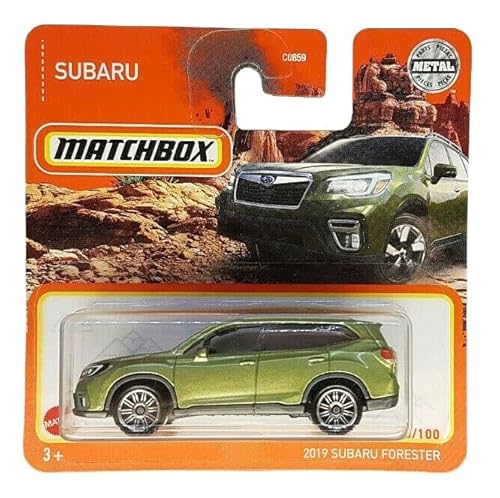 Matchbox - 2019 Subaru Forester - MBX 10/100 - GXM37 - Short Card - Superfast Lesney - grün metallic Mattel 2020 von Matchbox