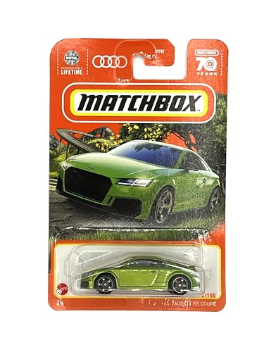 2023 Matchbox Audi TT RS Coupe Metallic Grün 2/100 (Kurze Karte) HLD10 von Matchbox Metal