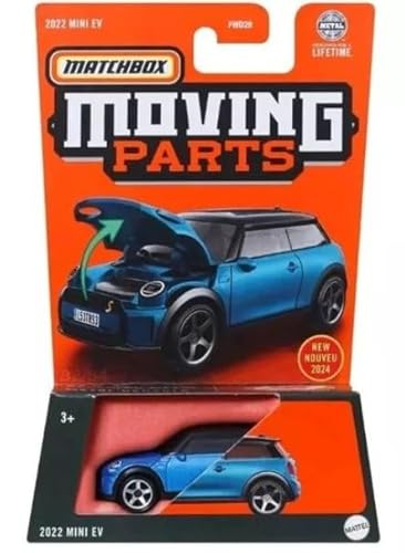 2024 Matchbox Moving Parts 2022 Mini EV Blue 32/54 HVM80 von Matchbox Metal