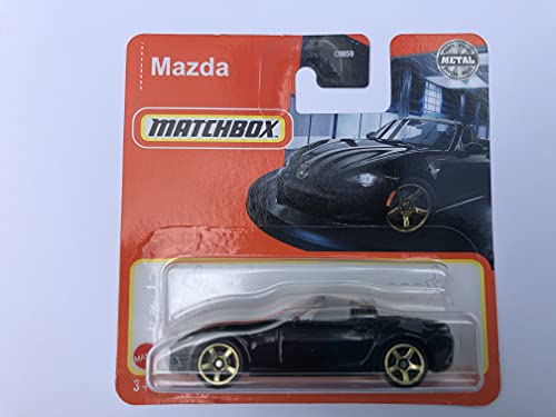 Matchbox 2021 58/100 Mazda MX-5 Miata schwarz (kurze Karte) von Matchbox Metal