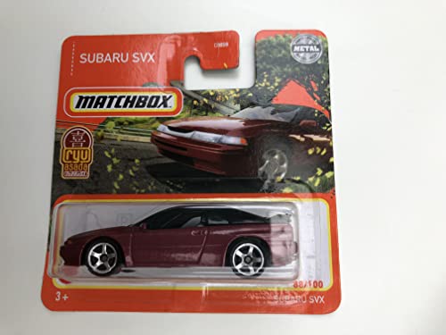 Matchbox 2021 88/100 Subaru SVX Rot (Kurzkarte) Ryu Asada von Matchbox Metal
