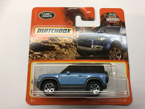 Matchbox Metal 2022 69/100 2020 Land Rover Defender 90 Blau (kurze Karte) HFR57 von Matchbox Metal