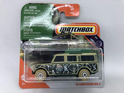 Matchbox Metal 63/100 '65 Land Rover Gen 11 (kurze Karte) MBX Jungle von Matchbox Metal