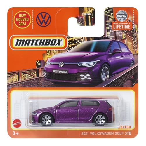 Matchbox 1:64 Auto Volkswagen Golf GTE HVN25, Helden und Abenteuer, Kind, 3+ Jahre, 1 Stück, Unisex, 2,5 x 7,5 x 3,5 cm Matchbox 1:64 Auto Volkswagen Golf GTE HVN25, Helden und Abenteuer, Kind, 3+ Jahre, 1 Stück, Unisex, 2,5 x 7,5 x 3,5 cm von Matchbox
