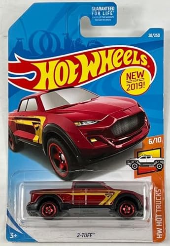 Hot Wheels 2-Tuff Truck, HW Hot Trucks 6/10 (Rot) von Matchbox
