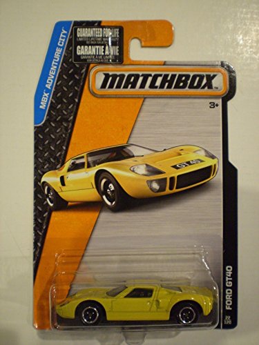 MatchBox FORD GT40 Yellow Matchbox on a mission mbx adventure city new 22/120 MatchBox FORD GT40 Yellow Matchbox on a mission mbx adventure city new 22/120 von Matchbox