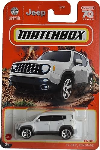 Matchbox 19 Jeep Renegade, weiß 40/100 von Matchbox
