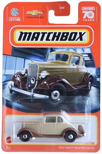Matchbox 1934 Chevy Master Coupe, Tan/Brown 34/100 von Matchbox