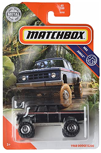 Matchbox 1968 Dodge D200, [Schwarz] Jungle 65/100 von Matchbox