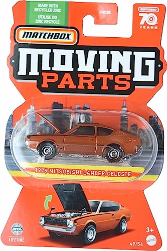 Matchbox 1975 Mitsubishi Lancer Celeste, Auto, 6 Zoll, Kind, Unisex, Historisch, Metall, Manuell betrieben, Manuell, 1 Stück von Matchbox