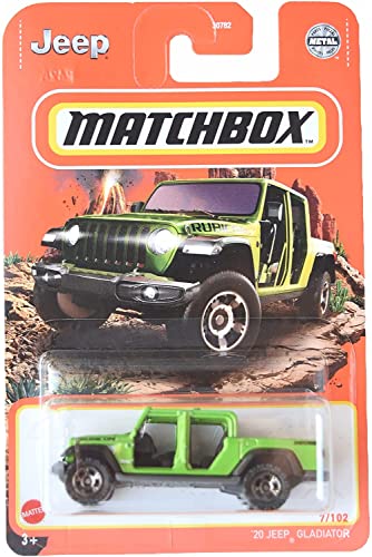 Matchbox '20 Jeep Gladiator 7/100, grün, Serie 2022 von Hot Wheels