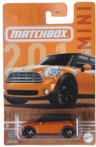 Matchbox 2011 Mini Countryman, Orange, Auto, Kinderspielzeug von Matchbox