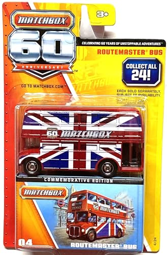 Matchbox 2013 60th Anniversary #04 Routemaster Bus Red Regular by Matchbox 2013 60th Anniversary #04 Routemaster Bus Red Regular by von Matchbox