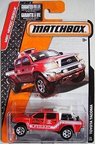 Matchbox 2015 Red Toyota Tacoma San Diego Fire Rescue Lifeguard 59/120 - LKW - Tacoma - Kinder (unisex) von Matchbox